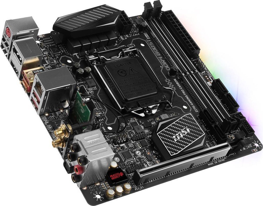 Материнская плата MSI Z270I Gaming Pro Carbon AC s-1151 Z270 купить ...