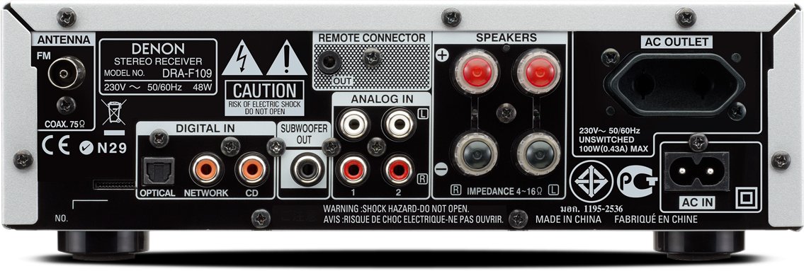 AV ресивер Denon DRA-F109 BK купить | ELMIR - цена, отзывы