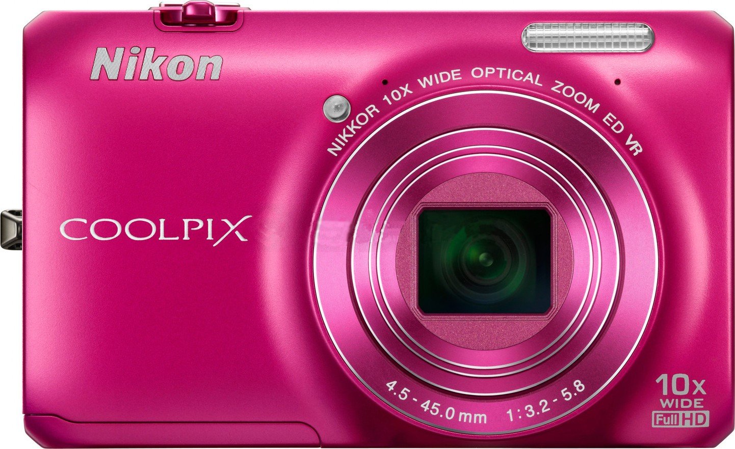 Цифровая фотокамера Nikon Coolpix S6300 Pink купить | ELMIR - цена