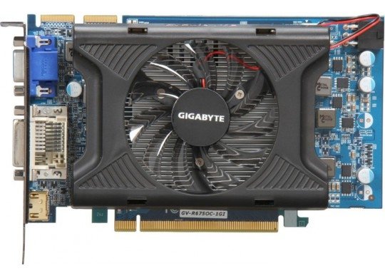 Видеокарта GigaByte PCI-E Radeon HD6750 1GB DDR5 (GV-R675OC-1GI