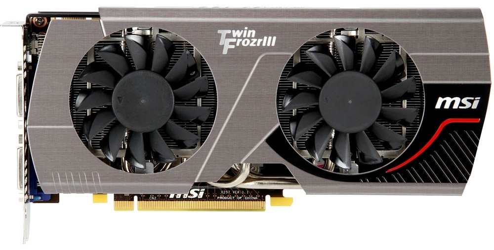 Видеокарта MSI PCI-E GeForce GTX560 Ti 1280MB DDR5 (N560GTX-Ti 448
