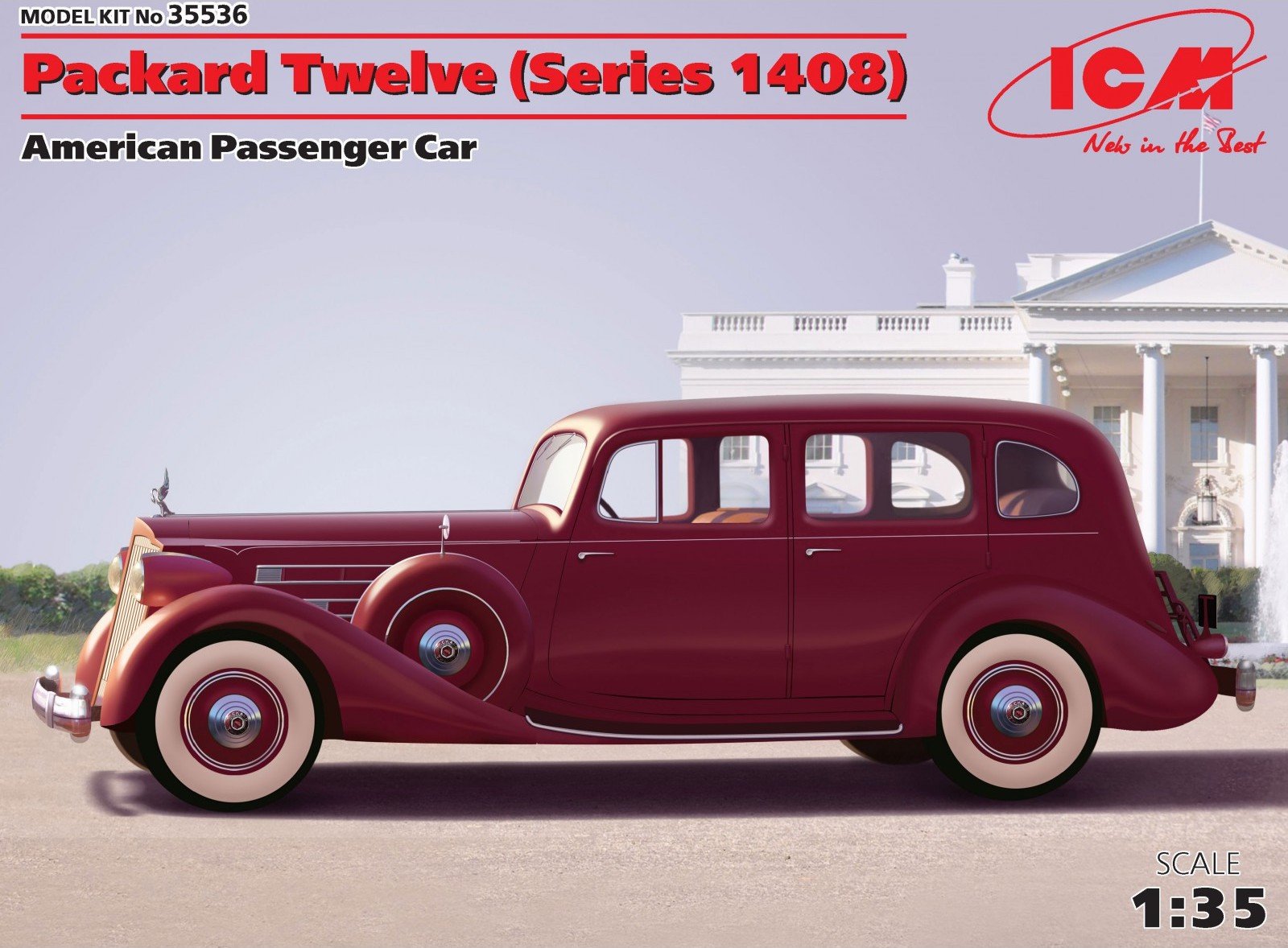Модель ICM Американський пасажирський автомобіль Packard Twelve (серії ...