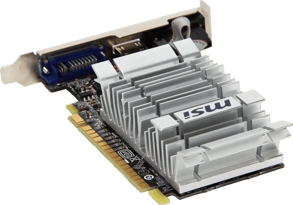 Видеокарта PCI-E GeForce 8400GS 1GB DDR3 MSI (N8400GS-MD1GD3H/LP ...