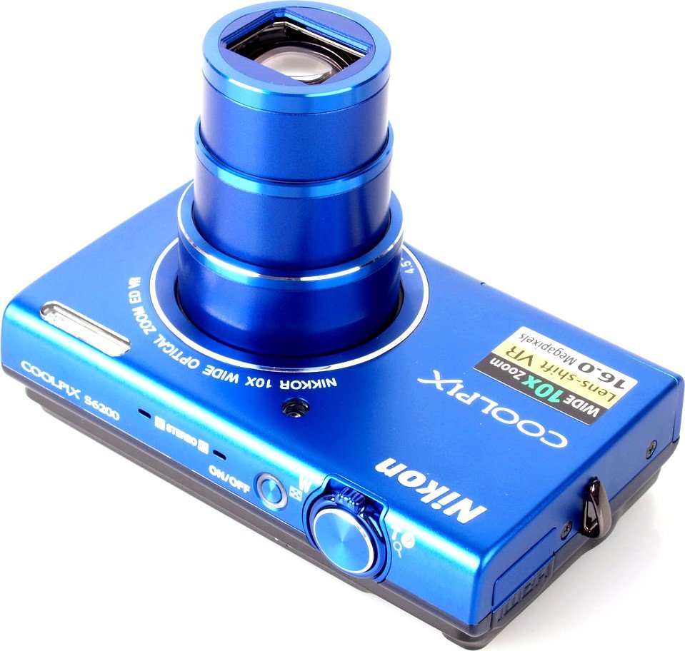 Цифровая фотокамера Nikon Coolpix S6200 Blue купить | ELMIR - цена ...