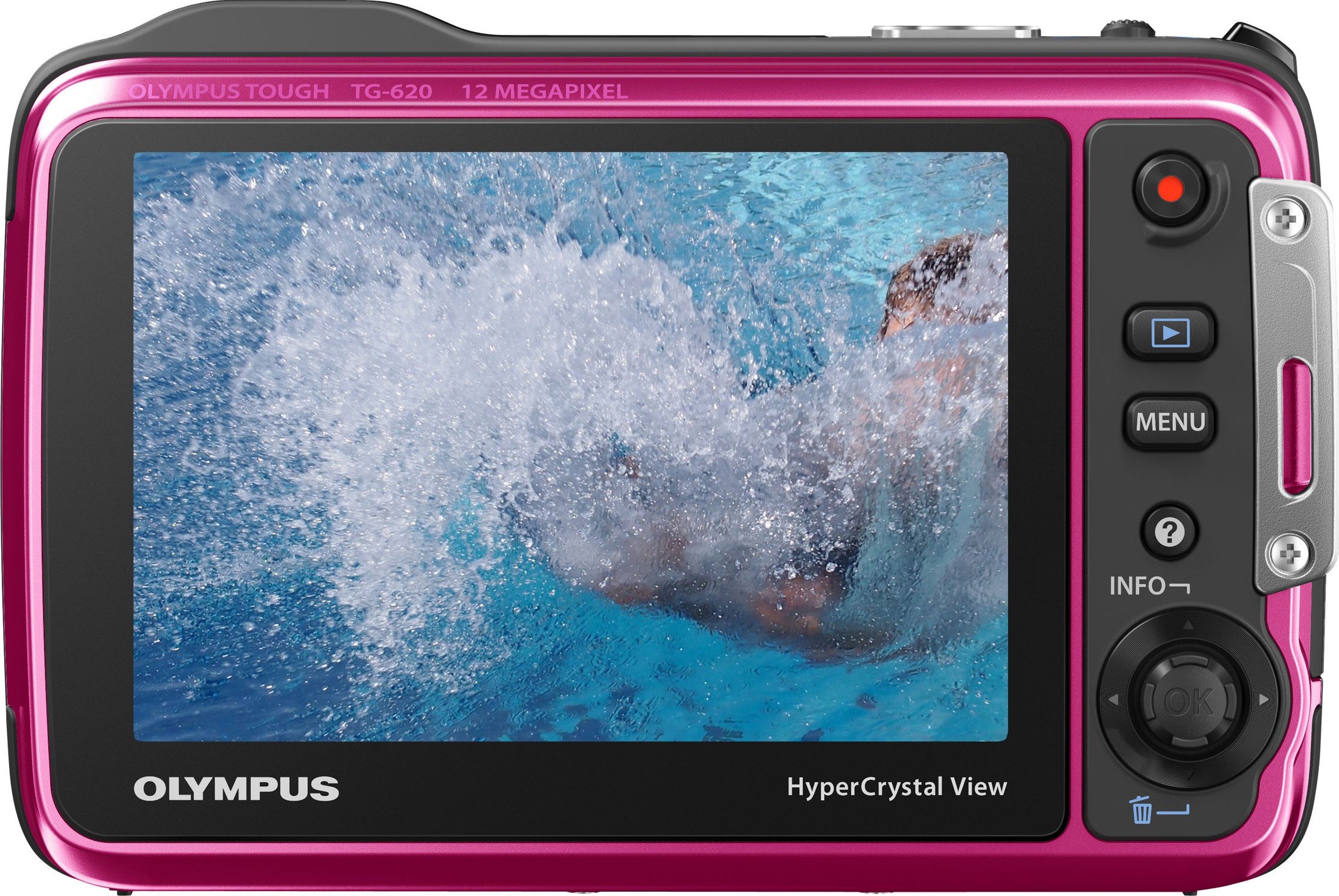 Цифровая фотокамера Olympus TG-620 Pink (Waterproof - 5m) купить