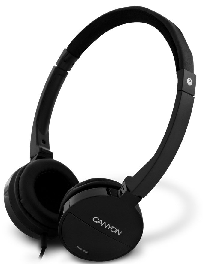 Наушники Canyon CNR-HP4B Black купить | ELMIR - цена, отзывы ...
