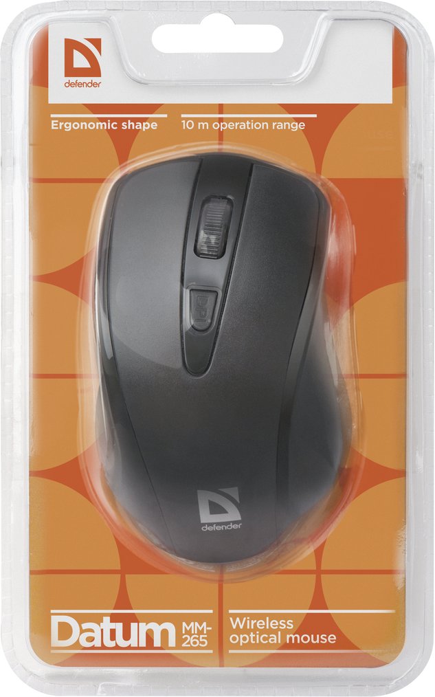 Мышь Defender Datum MM-265 Wireless Black (52265) купить | ELMIR - цена ...