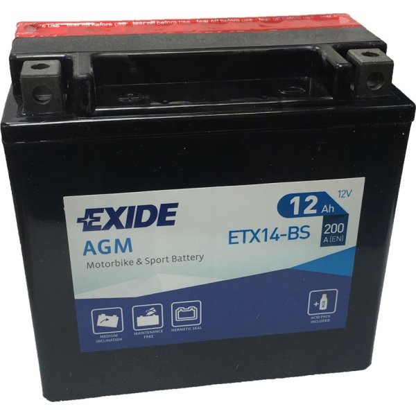 Exide аккумулятор для мотоцикла Exide аккумулятор для мотоцикла