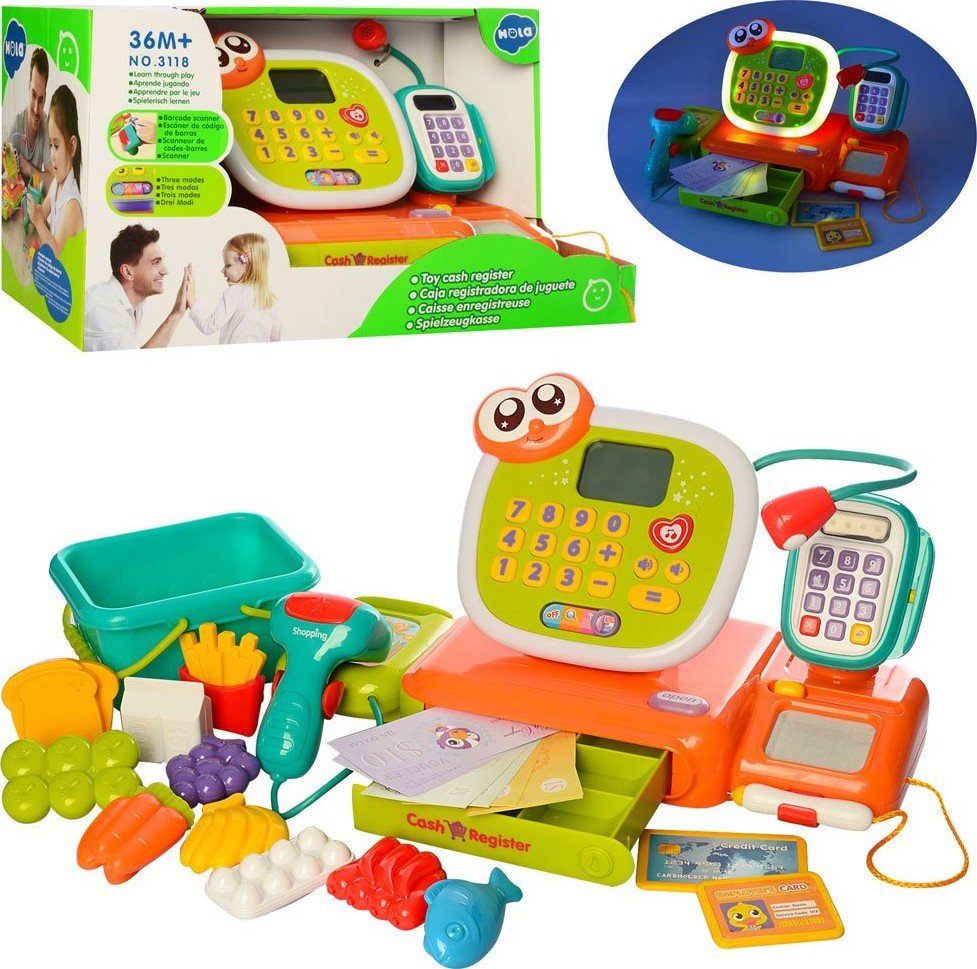 Игрушечный кассовый аппарат Hola Toys 3118 купить | ELMIR - цена ...