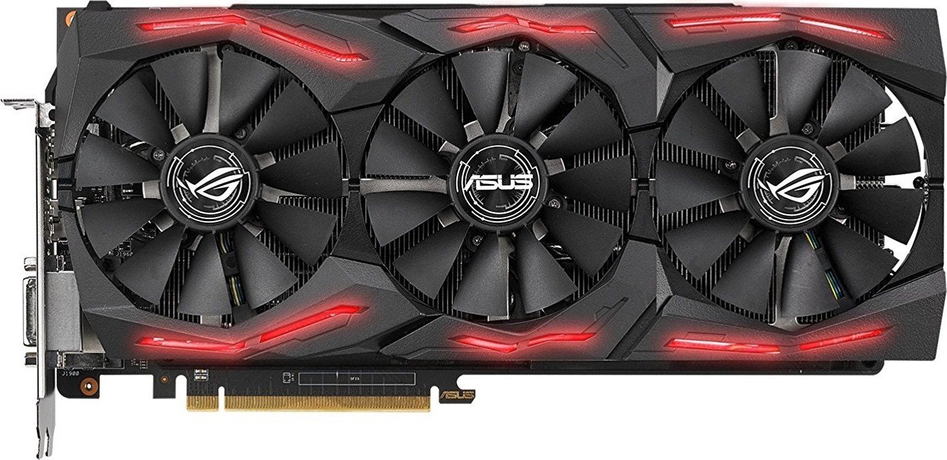 Видеокарта Asus PCI-E Radeon RX VEGA 64 8GB HBM2 (AREZ-STRIX-RXVEGA64 ...