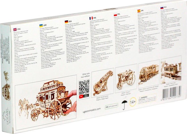 Конструктор Ugears Почтовый дилижанс (70045) купить | ELMIR - цена ...