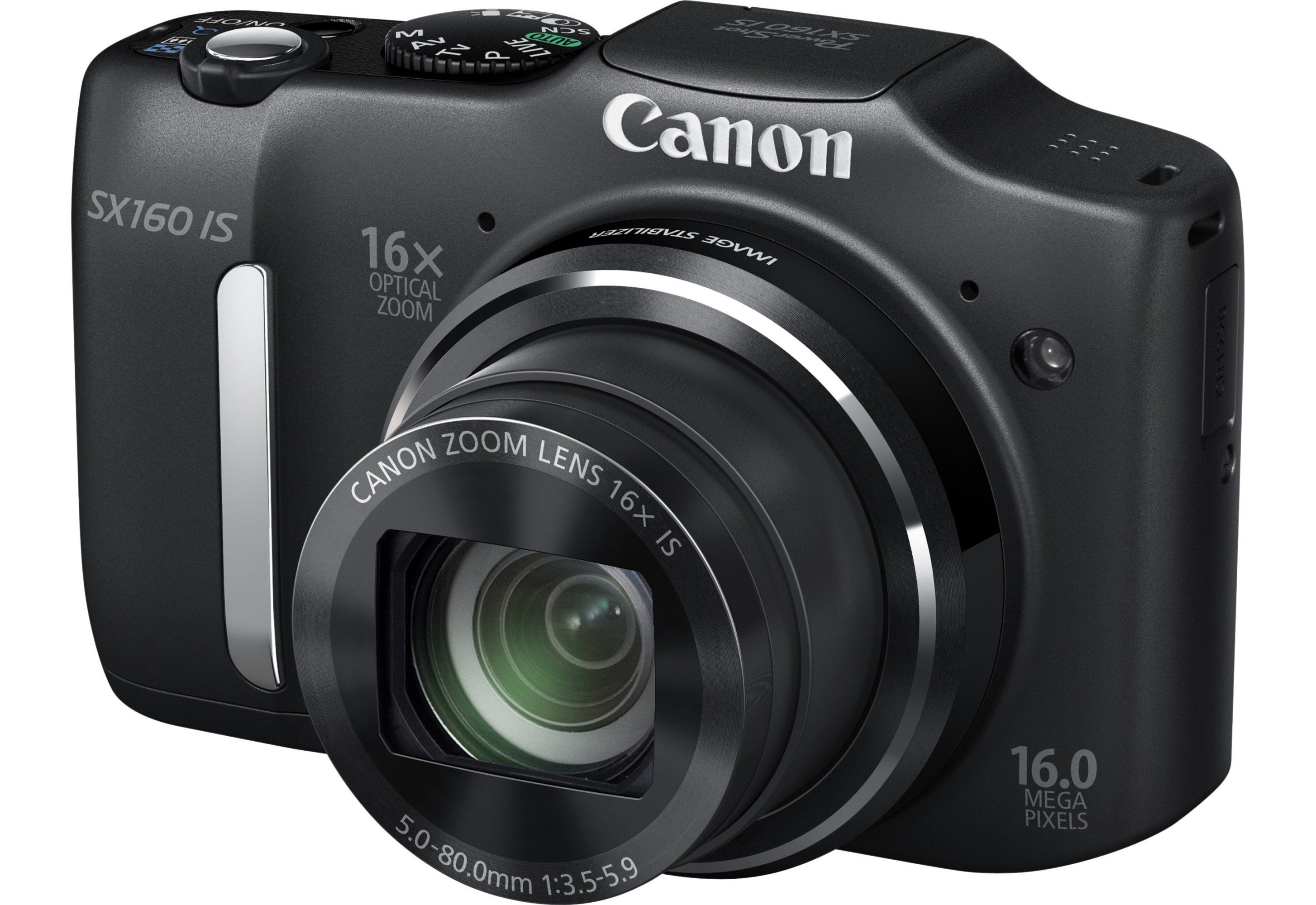 Цифровая фотокамера Canon PowerShot SX160 IS Black купить | ELMIR ...