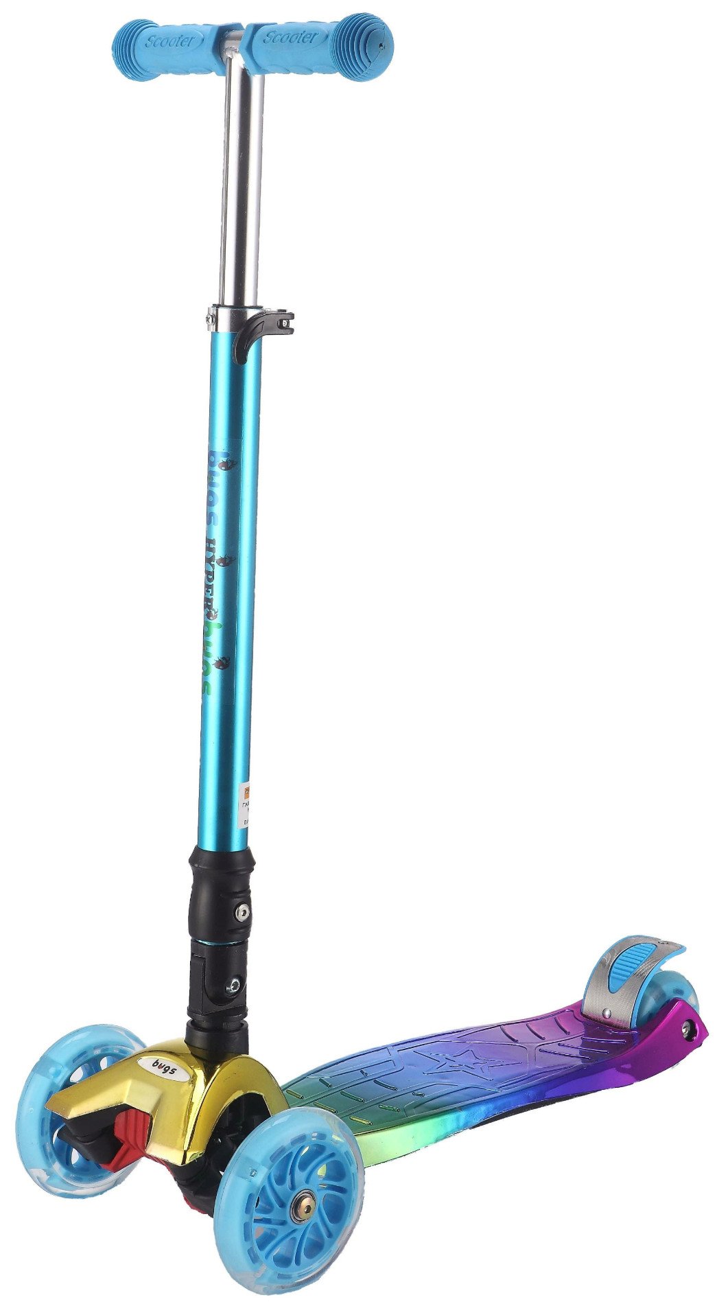 Самокат Bugs Hyper 2 Chameleon Blue/Violet (6905614651607) купить ...