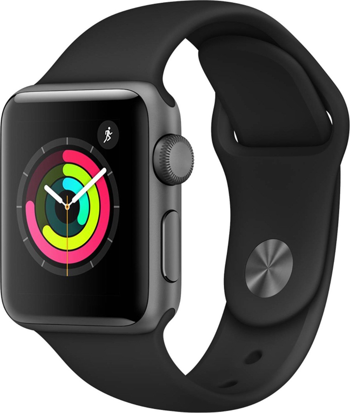 Смарт-часы Apple Watch Series 3 42mm GPS Space Gray Aluminum/Black ...