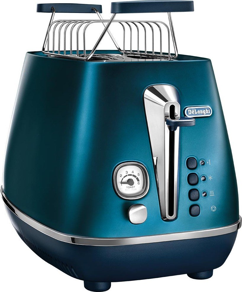 Тостер Delonghi CTI 2103 BL купить | ELMIR - цена, отзывы, характеристики