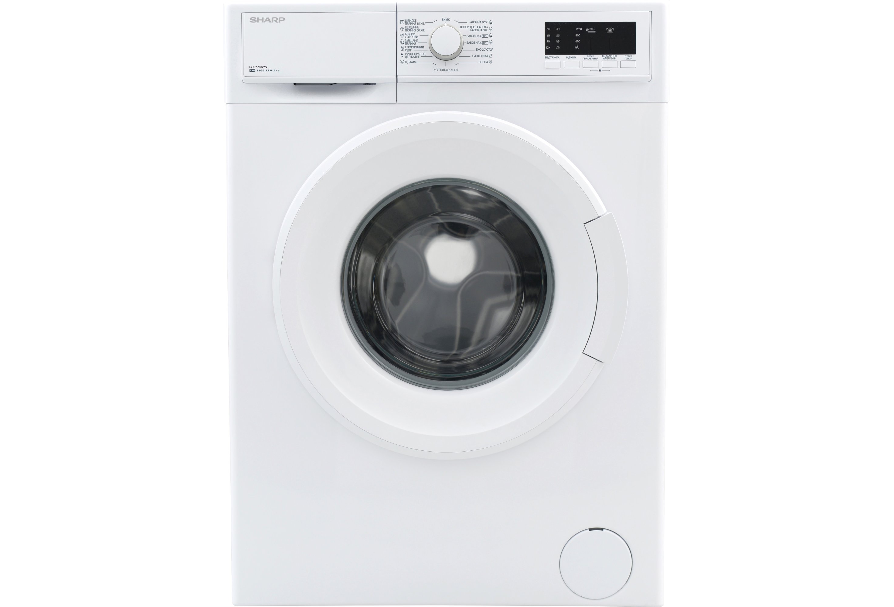 Стиральная машина Sharp ES-HFA7123W2UA купить | ELMIR - цена, отзывы ...