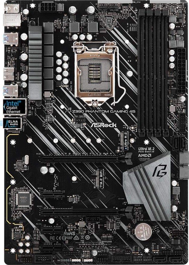 Материнская плата ASRock Z390 Phantom Gaming 4S s-1151 Z390 купить ...