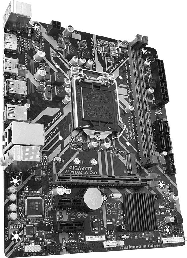 Материнская плата GigaByte H310M A 2.0 s-1151 H310 купить | Elmir ...