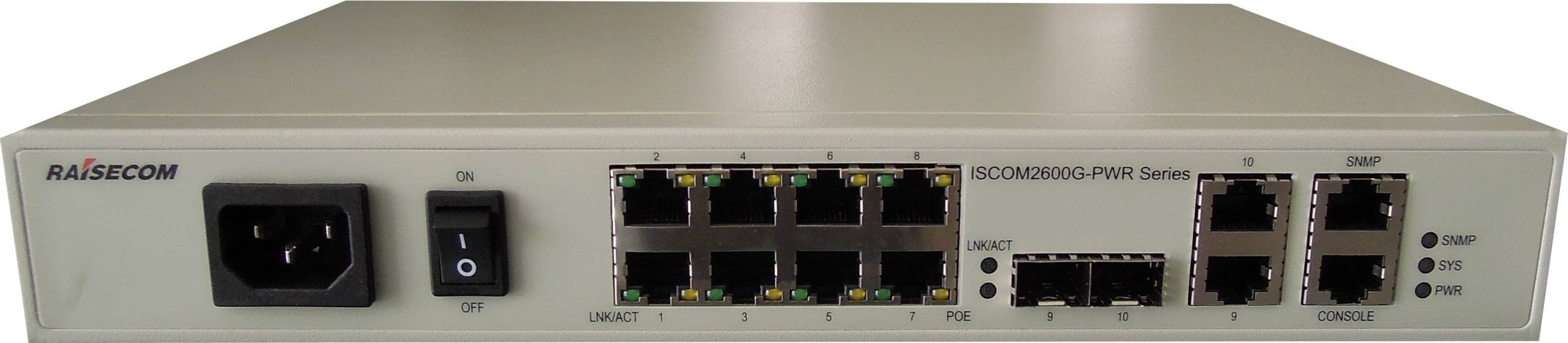 Коммутатор Raisecom ISCOM 2608G-2GE-PWR-AC купить | ELMIR - цена ...