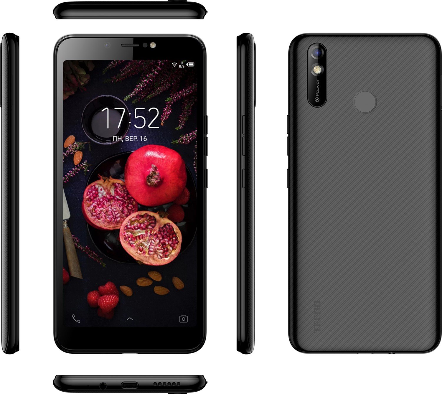 Мобильный телефон Tecno Pouvoir 3 Air LC6a DualSim Midnight Black ...