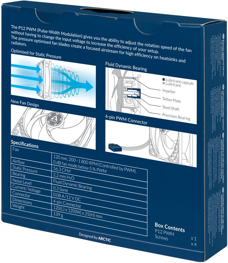 arctic cooling p12 silent