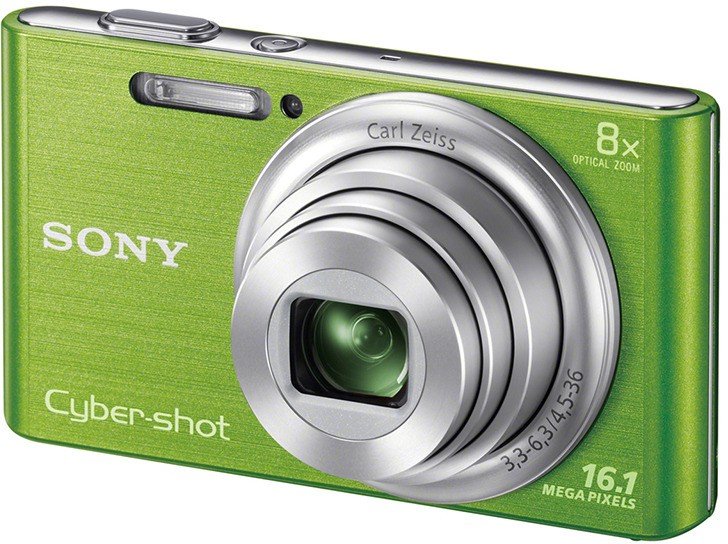 Цифровая фотокамера Sony Cyber-Shot W730 Green купить | ELMIR