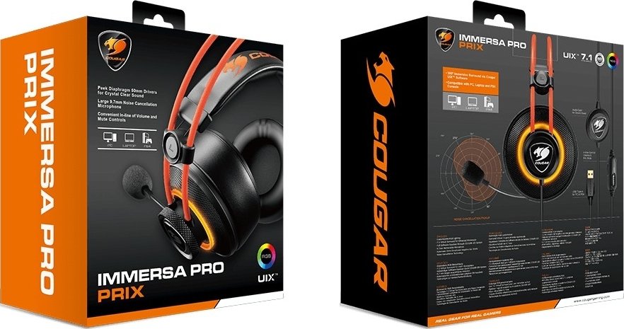 Наушники Cougar Immersa Pro Prix купить | ELMIR - цена, отзывы ...