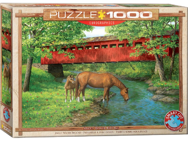 Photos - Jigsaw Puzzle / Mosaic Eurographics Пазл  Міст у лісі. Персис Вейрс  6000-0834 (6000-0834)