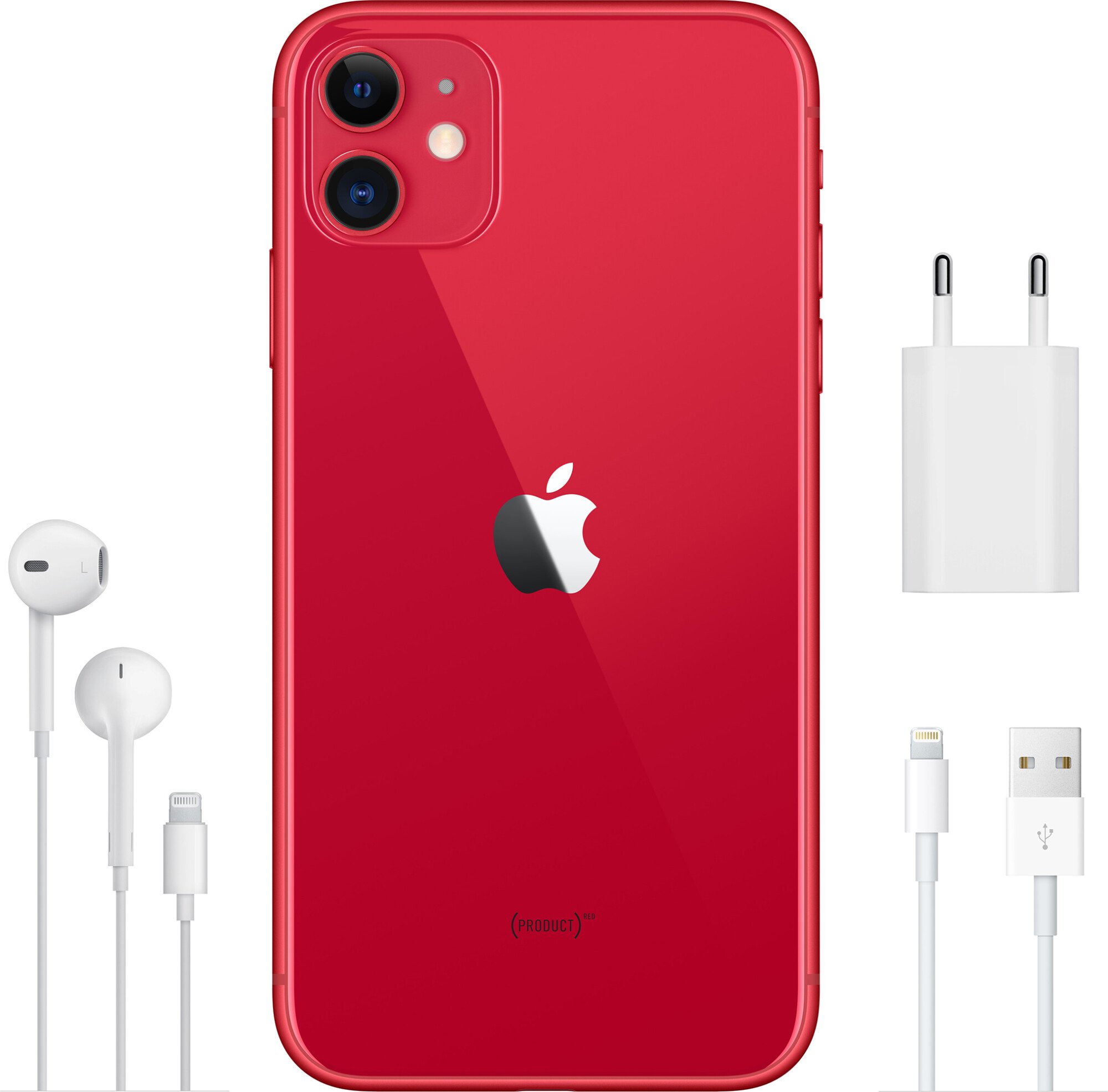 Мобильный телефон Apple iPhone 11 64GB A2221 Red купить | ELMIR - цена ...