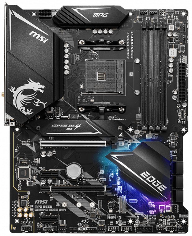 Материнская плата MSI MPG B550 Gaming Edge WIFI s-AM4 B550 купить ...