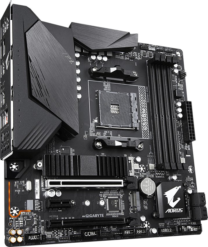 Материнская плата GigaByte B550M AORUS Pro s-AM4 B550 купить | Elmir ...