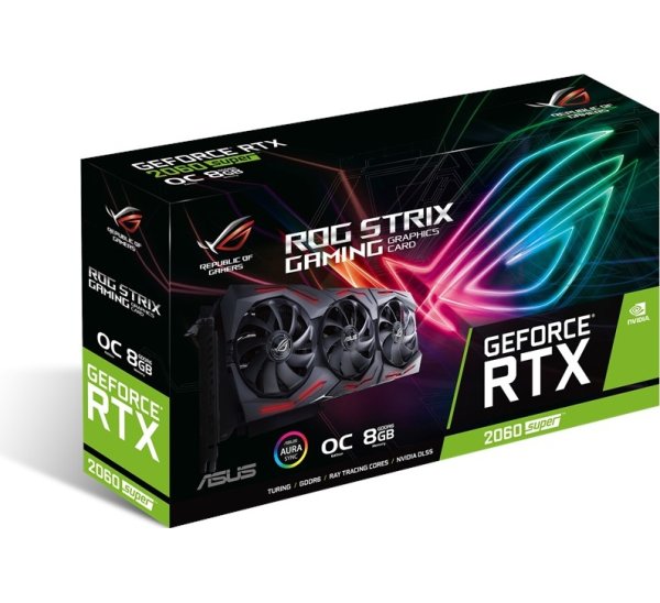 Видеокарта Asus PCI-E GeForce RTX 2060 Super 8GB DDR6 (ROG-STRIX