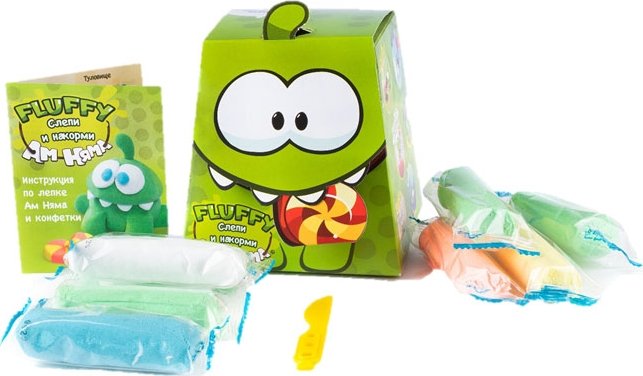 Набор для лепки Genio Kids Fluffy Ам Ням: слепи и накорми (TA1507L