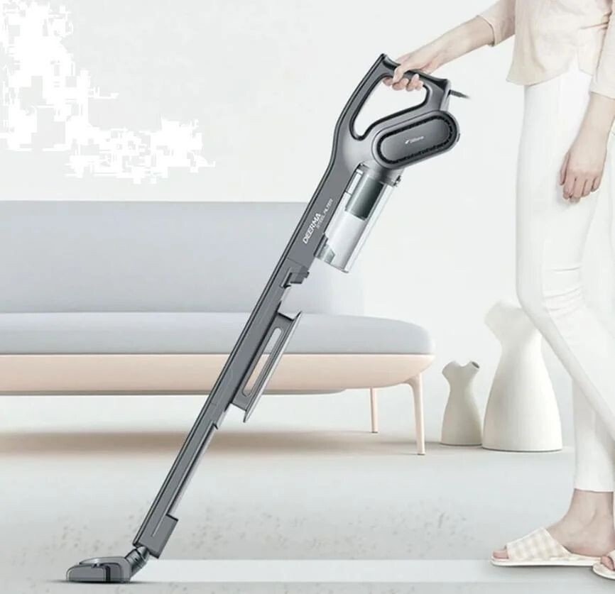 Пылесос Deerma Suction Vacuum Cleaner DX700S Cord Gray купить ELMIR цена, отзывы, характеристики
