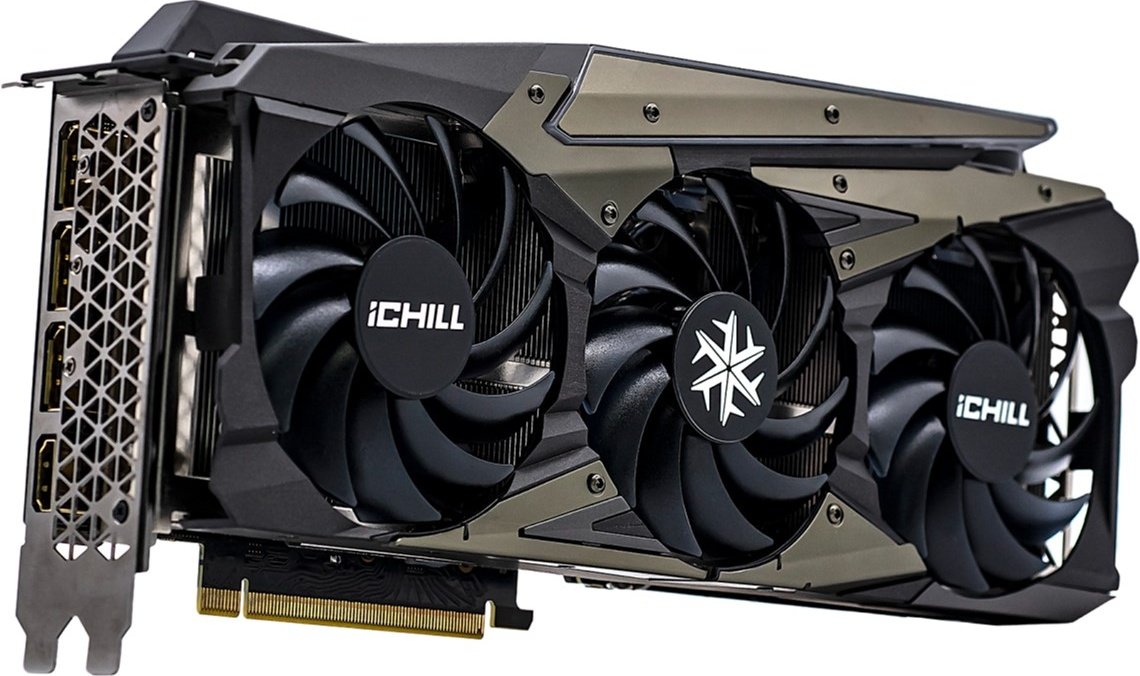 Видеокарта Inno3D PCI-E GeForce RTX3090 24GB DDR6X iChill X4 (C30904 ...