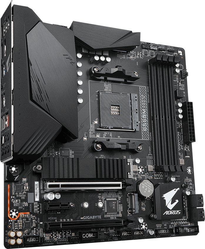 Материнская плата GigaByte B550M AORUS Pro-P s-AM4 B550 купить | Elmir ...