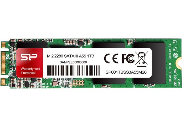 SSD-накопитель M.2 1TB Silicon Power 2280 A55 (SP001TBSS3A55M28