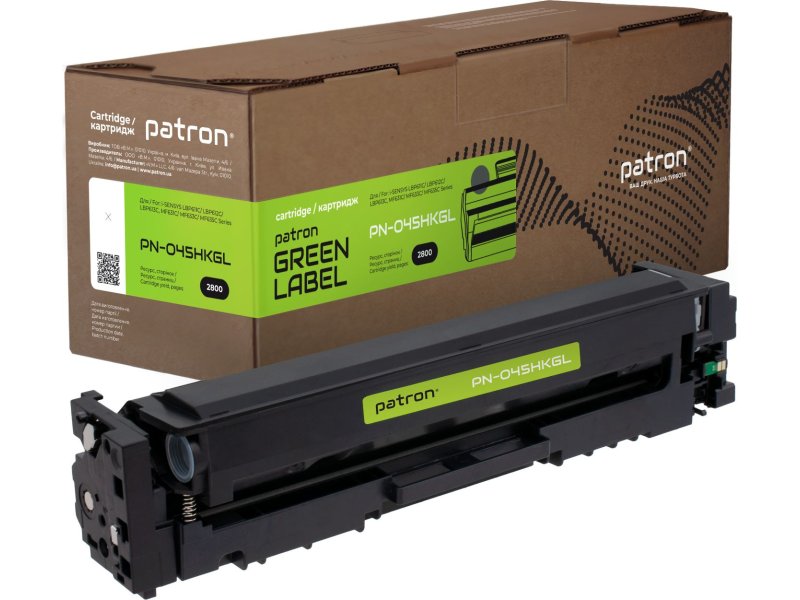 Фото - Картридж Patron   Green Label Canon 045H Black  PN-045HKGL (PN-045HKGL)
