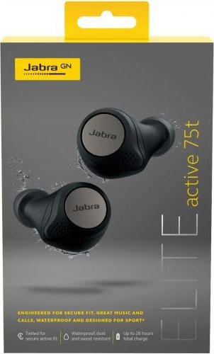 Наушники Jabra Elite 75t Titanium Black купить | ELMIR - цена