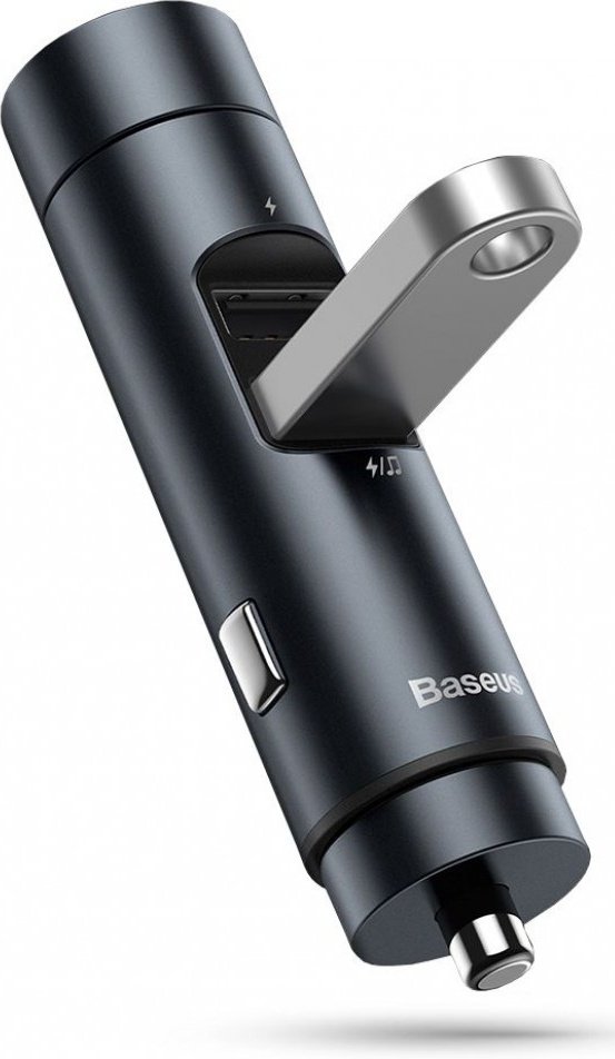 Трансмиттер Baseus Energy Column Wireless MP3 PPS Quick Charger Dark Grey (CCNLZC0G) купить