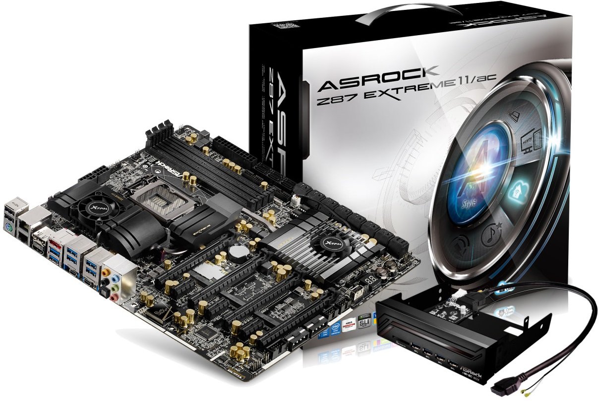 Материнская плата ASRock Z87 Extreme11/AC s-1150 Z87 купить