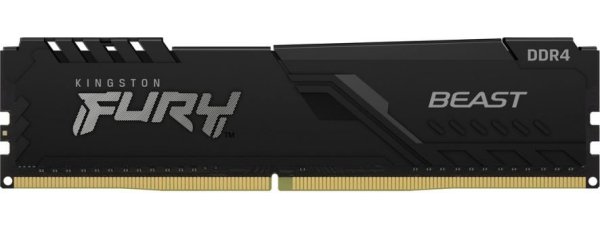 Модуль памяти Kingston Fury DDR4 32GB 2x16GB 3200MHz Beast Black