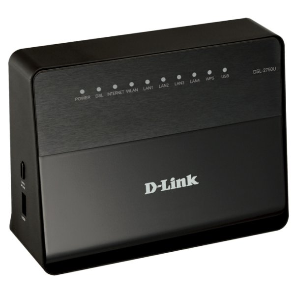 ADSL-роутер D-Link DSL-2750U купить | ELMIR - цена, отзывы, характеристики