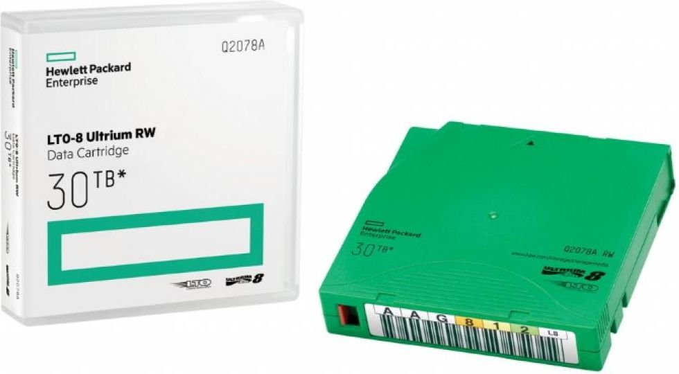 Картридж для стримера HP LTO-8 30TB RW Data Cartridge (Q2078A) купить ...