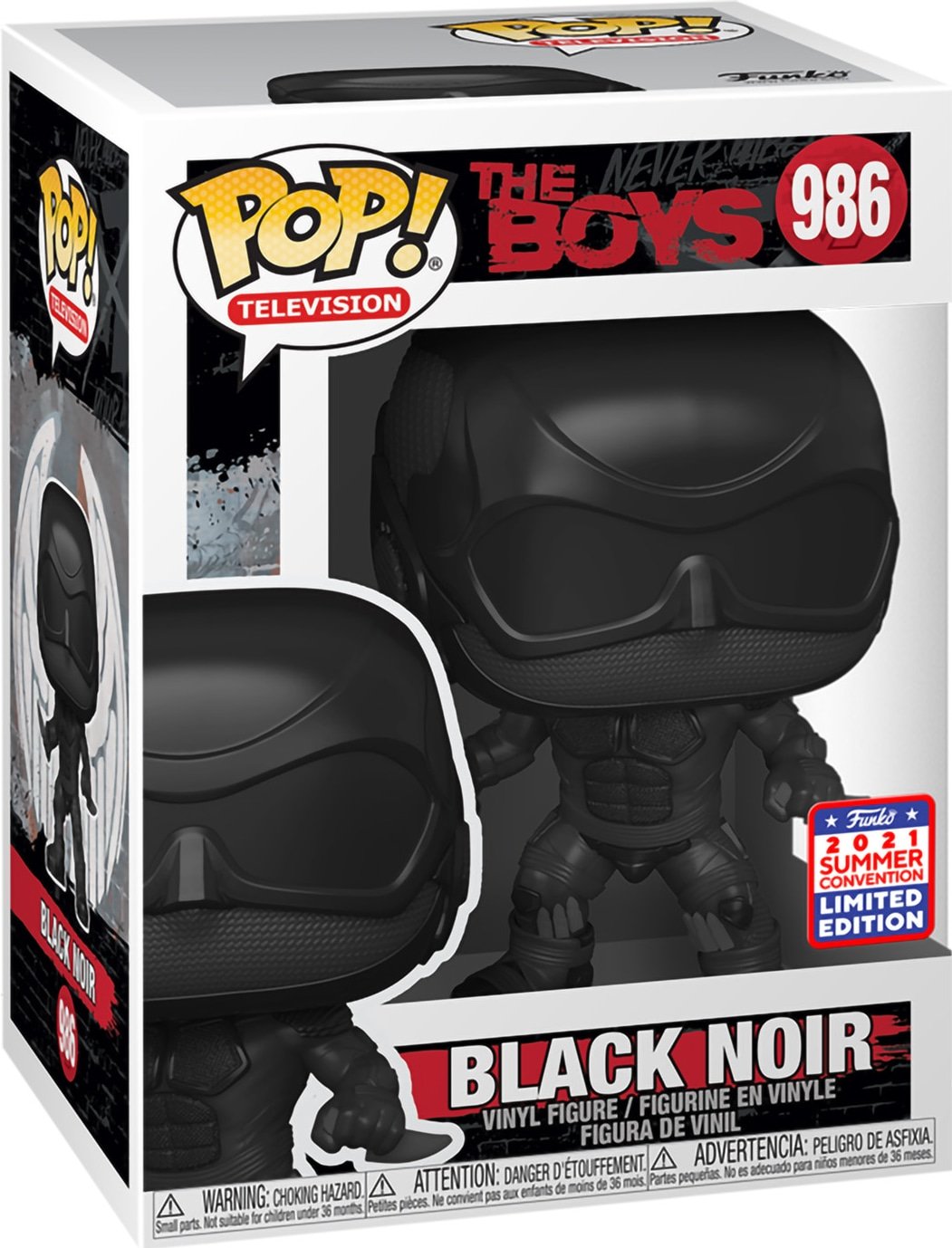 Фигурка Funko Pop! TV The Boys Black Noir FunKon 2021 Exc (48516