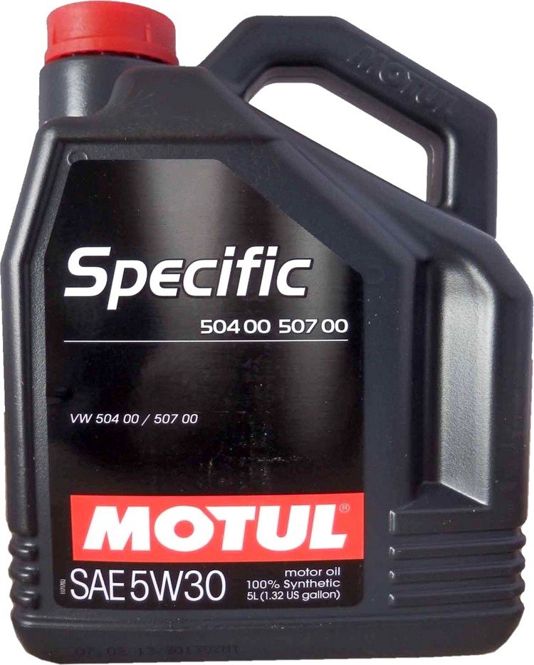 Моторное масло Motul Specific VW 504.00-507.00 5W-30 5л  | Elmir .