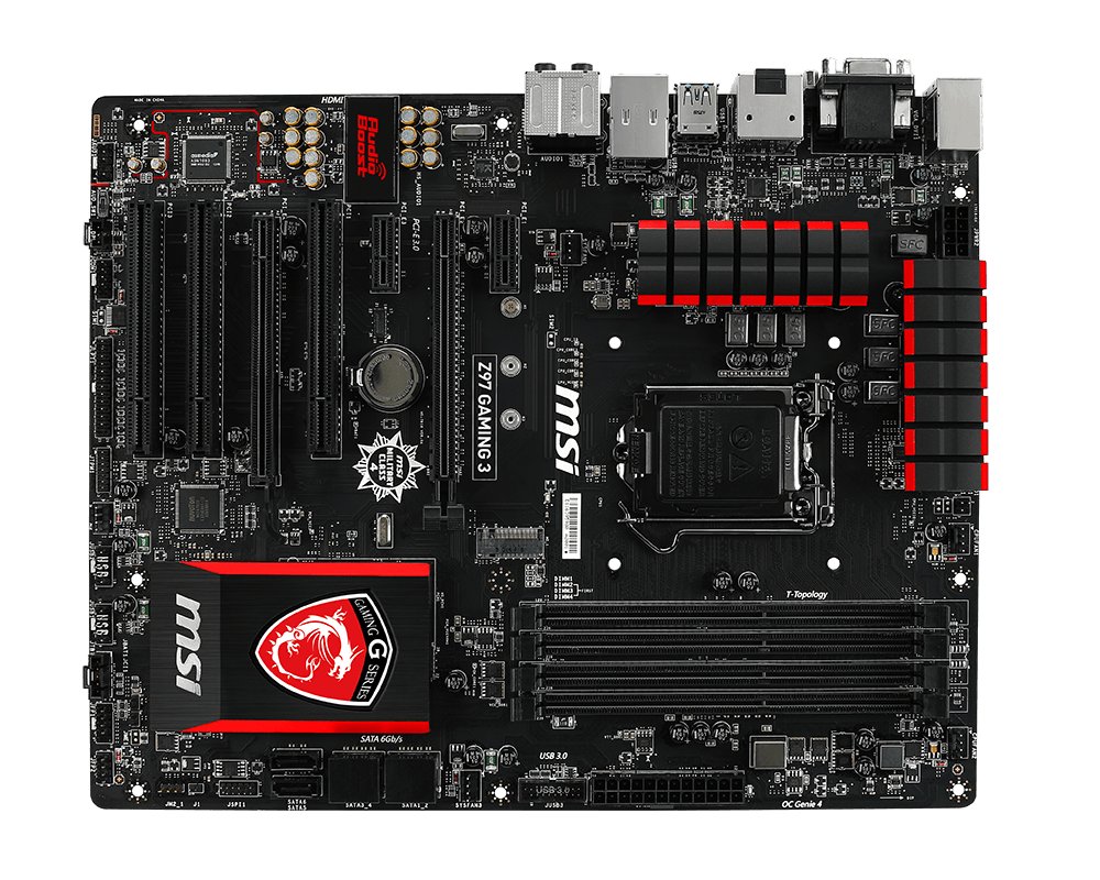 Материнская плата MSI Z97 Gaming 3 s-1150 Z97 купить | Elmir