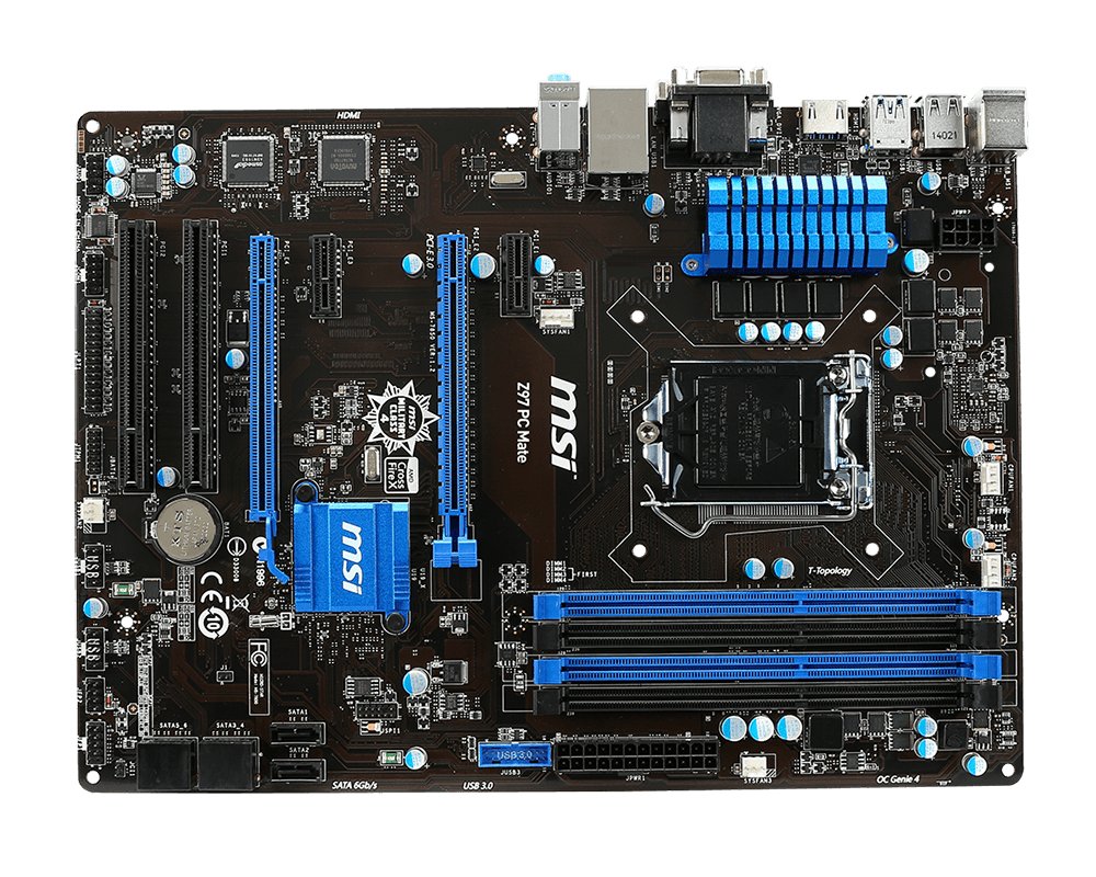 ミーシャ Материнская плата MSI Z97 PC Mate s-1150 Z97 купить | Elmir - цена
