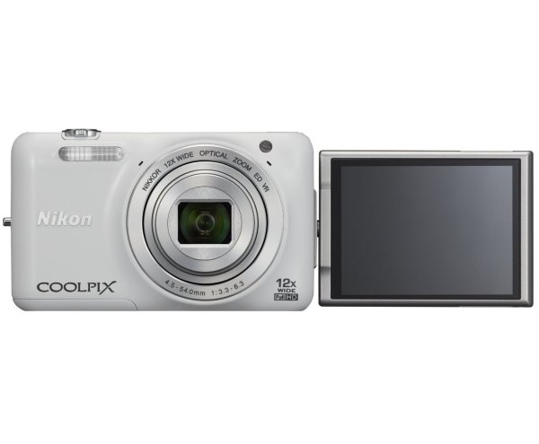 Цифровая фотокамера Nikon Coolpix S6600 White купить | ELMIR