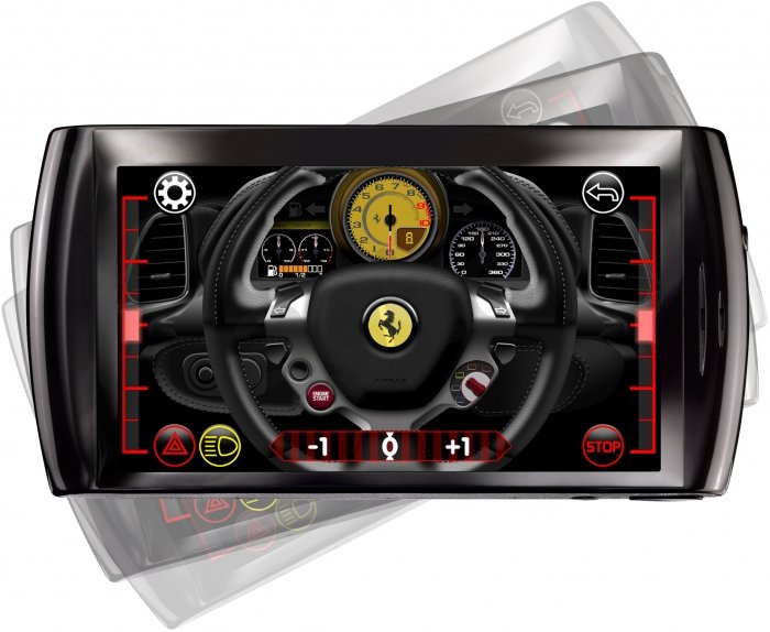 Ferrari на пульте управления